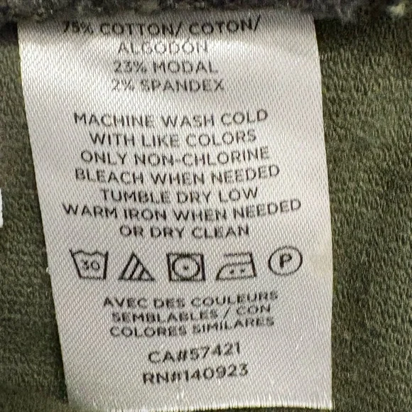 LOFT Forest Green Corduroy Skinny Pants - Picture 4 of 4